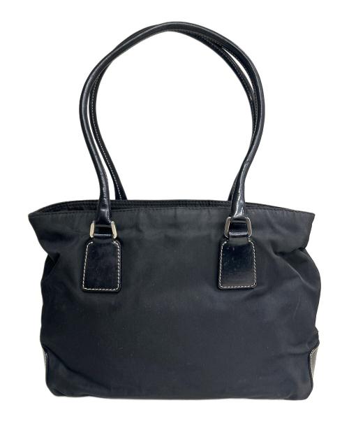 PRADA（プラダ）PRADA (プラダ) ナイロンハンドバッグ ブラックの古着・服飾アイテム