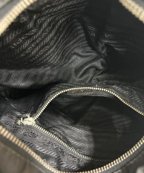 PRADA（プラダ）PRADA (プラダ) ナイロンハンドバッグ ブラックの古着・服飾アイテム