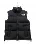 THE NORTH FACE（ザ ノース フェイス）の古着「ヌプシダウンベスト」｜ブラック