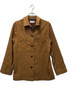SLOBE IENAスローブ イエナ）の古着「フェイクスウェードシャツブルゾン」｜ブラウン