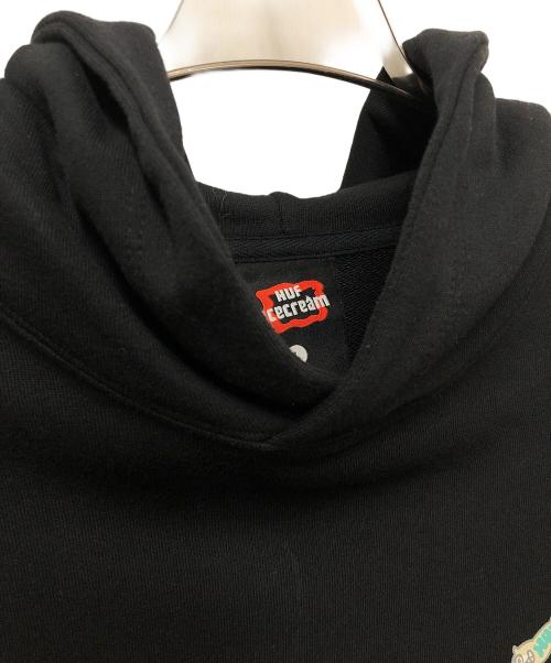 HUF（ハフ）HUF (ハフ) Ice Cream (アイスクリーム) パーカー ブラック サイズ:Lの古着・服飾アイテム
