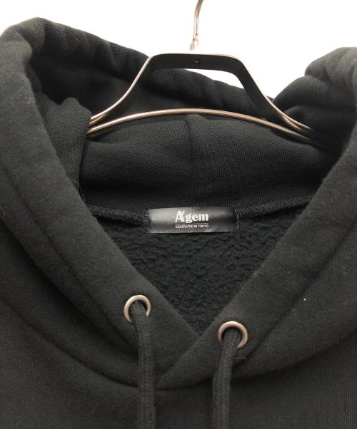 A'gem（エージェム）A'gem (エージェム) パーカー ブラック サイズ:FREEの古着・服飾アイテム