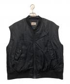 KIFFE×UNITED ARROWSキッフェ×ユナイテッドアローズ）の古着「MA-1ベスト」｜ブラック
