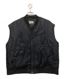 KIFFE×UNITED ARROWS（キッフェ×ユナイテッドアローズ）の古着「MA-1ベスト」｜ブラック