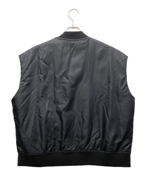 KIFFE（キッフェ）KIFFE (キッフェ) UNITED ARROWS (ユナイテッドアローズ) MA-1ベスト ブラック サイズ:FREEの古着・服飾アイテム