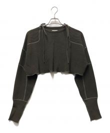 BEAMS BOY（ビームスボーイ）の古着「厚手ニット」｜オリーブ