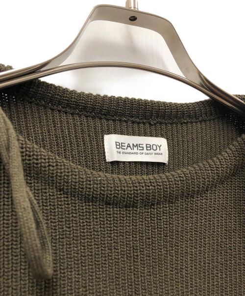 BEAMS BOY（ビームスボーイ）BEAMS BOY (ビームスボーイ) 厚手ニット オリーブ サイズ:不明の古着・服飾アイテム