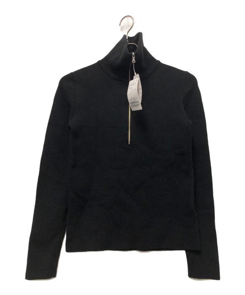 Noble（ノーブル）Noble (ノーブル) 薄手ニット ブラック サイズ:FREEの古着・服飾アイテム