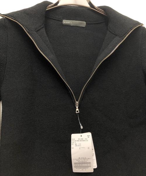 Noble（ノーブル）Noble (ノーブル) 薄手ニット ブラック サイズ:FREEの古着・服飾アイテム