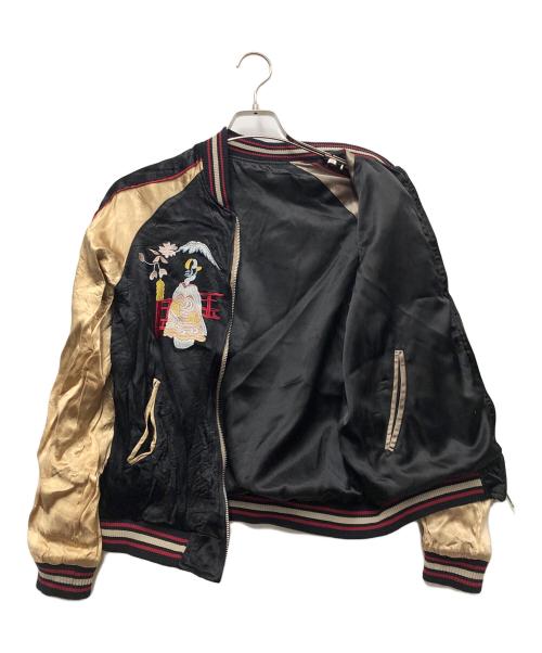 JAPANESQUE（ジャパネスク）JAPANESQUE (ジャパネスク) スカジャン ブラック サイズ:Mの古着・服飾アイテム