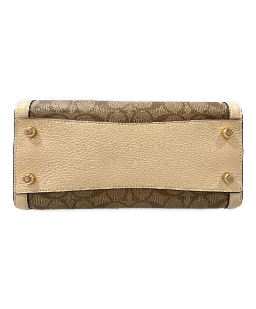 COACH（コーチ）COACH (コーチ) グレース キャリーオール・シグネチャーキャンバスバッグ ブラウンの古着・服飾アイテム