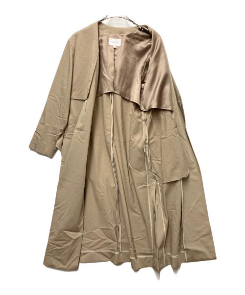 BEAUTY&YOUTH（ビューティーアンドユース）BEAUTY&YOUTH (ビューティーアンドユース) ラチネカラーレスサイドスリットコート ベージュ サイズ:Sの古着・服飾アイテム