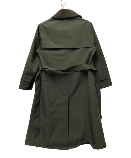 Barbour（バブアー）Barbour (バブアー) ウィットレイトレンチコート オリーブ×ブラウン サイズ:34の古着・服飾アイテム