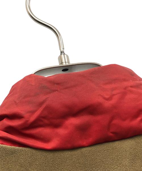 GERRY（ジェリー）GERRY (ジェリー) ダウンベスト レッド×ベージュ サイズ:不明の古着・服飾アイテム