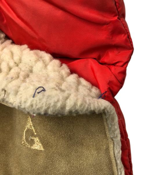 GERRY（ジェリー）GERRY (ジェリー) ダウンベスト レッド×ベージュ サイズ:不明の古着・服飾アイテム