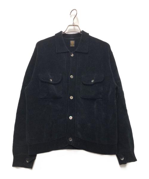 BATONER（バトナ―）BATONER (バトナ―) コーデュロイカーディガン ブラック サイズ:3の古着・服飾アイテム
