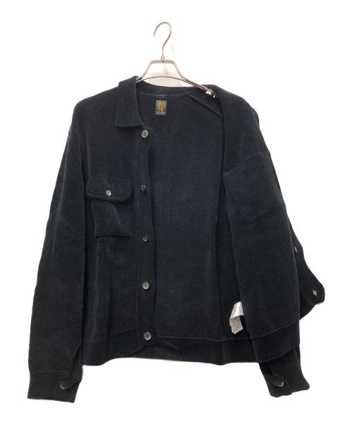 BATONER（バトナ―）BATONER (バトナ―) コーデュロイカーディガン ブラック サイズ:3の古着・服飾アイテム