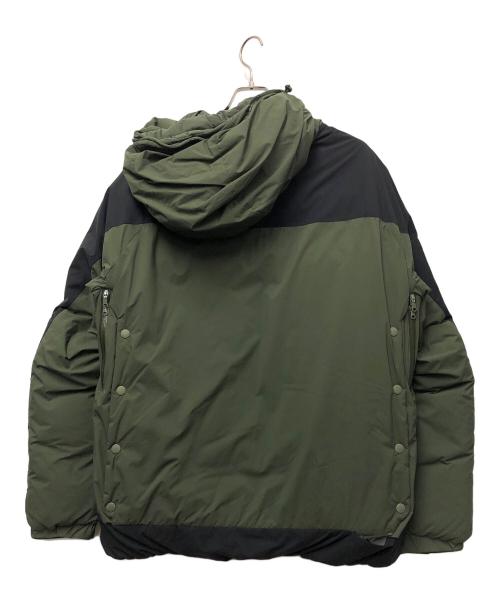 F/CE.（エフシーイー）F/CE. (エフシーイー) NANGA (ナンガ) ダウンジャケット グリーン×ブラック サイズ:Lの古着・服飾アイテム