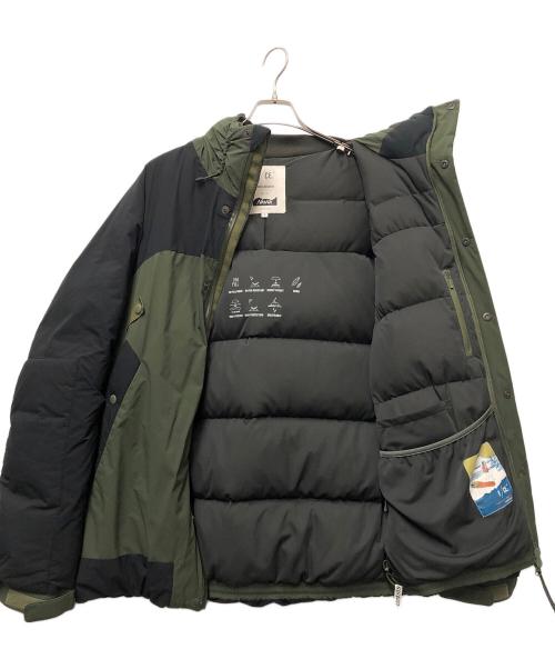 F/CE.（エフシーイー）F/CE. (エフシーイー) NANGA (ナンガ) ダウンジャケット グリーン×ブラック サイズ:Lの古着・服飾アイテム