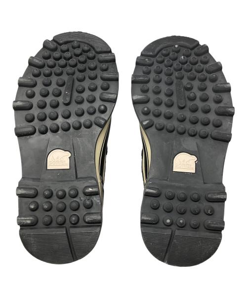 SOREL（ソレル）SOREL (ソレル) レースアップスノーブーツ ブラック×ベージュ サイズ:UK6.5の古着・服飾アイテム