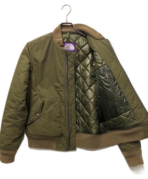 THE NORTHFACE PURPLELABEL（ザ・ノースフェイス パープルレーベル）THE NORTHFACE PURPLELABEL (ザ・ノースフェイス パープルレーベル) ボンバージャケット カーキ サイズ:Sの古着・服飾アイテム