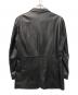 BURBERRY BLACK LABEL (バーバリーブラックレーベル) レザージャケット ブラック サイズ:M：25000円