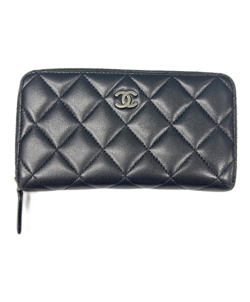 CHANEL（シャネル）CHANEL (シャネル) マトラッセコインケース ブラックの古着・服飾アイテム