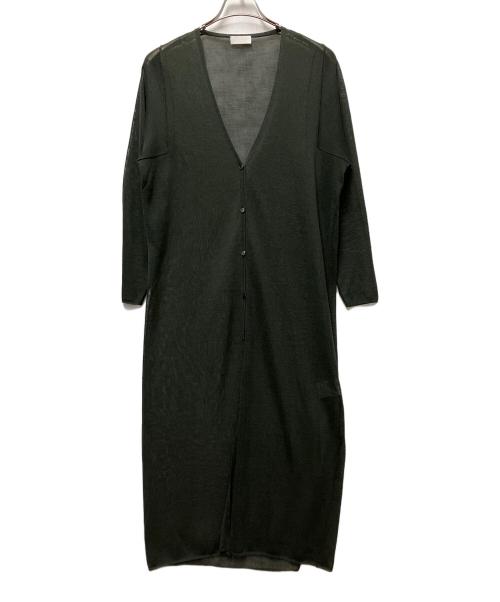 BALLSEY（ボールジィ）BALLSEY (ボールジィ) 薄手カーディガン グレー サイズ:Sの古着・服飾アイテム