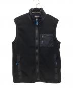 Patagoniaパタゴニア）の古着「フリースベスト」｜ブラック