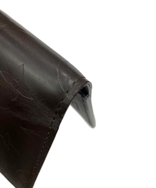 LOUIS VUITTON（ルイ ヴィトン）LOUIS VUITTON (ルイ ヴィトン) モノグラムマット　アジェンダポッシュ手帳カバー ブラックの古着・服飾アイテム