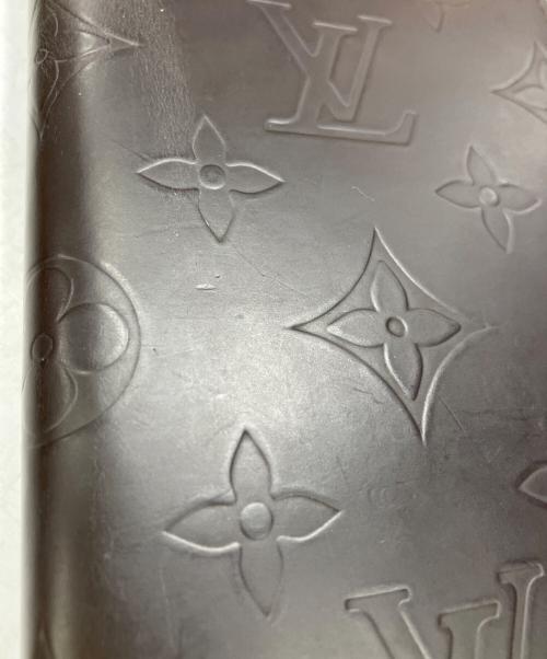 LOUIS VUITTON（ルイ ヴィトン）LOUIS VUITTON (ルイ ヴィトン) モノグラムマット　アジェンダポッシュ手帳カバー ブラックの古着・服飾アイテム