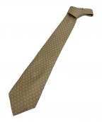 HERMESエルメス）の古着「総柄ネクタイ」｜ベージュ