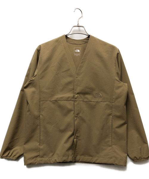 THE NORTH FACE（ザ ノース フェイス）THE NORTH FACE (ザ ノース フェイス) 薄手カーディガン ベージュ サイズ:XSの古着・服飾アイテム
