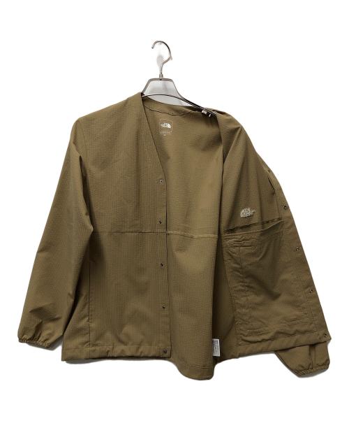 THE NORTH FACE（ザ ノース フェイス）THE NORTH FACE (ザ ノース フェイス) 薄手カーディガン ベージュ サイズ:XSの古着・服飾アイテム