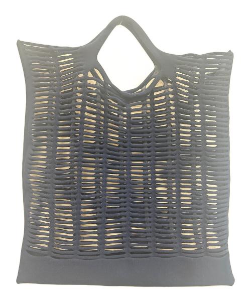 GOOD GOODS ISSEY MIYAKE（グッドグッズ イッセイミヤケ）GOOD GOODS ISSEY MIYAKE (グッドグッズ イッセイミヤケ) MOKKOハンドバッグ ネイビーの古着・服飾アイテム