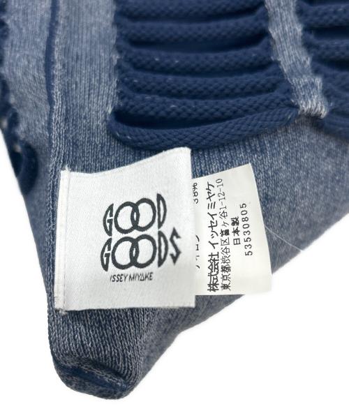 GOOD GOODS ISSEY MIYAKE（グッドグッズ イッセイミヤケ）GOOD GOODS ISSEY MIYAKE (グッドグッズ イッセイミヤケ) MOKKOハンドバッグ ネイビーの古着・服飾アイテム