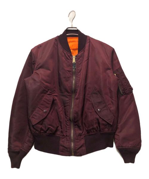 ALPHA（アルファ）ALPHA (アルファ) MA-1ジャケット パープル サイズ:Mの古着・服飾アイテム