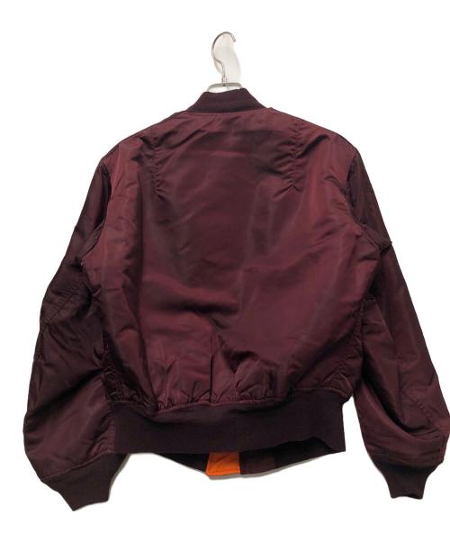 ALPHA（アルファ）ALPHA (アルファ) MA-1ジャケット パープル サイズ:Mの古着・服飾アイテム