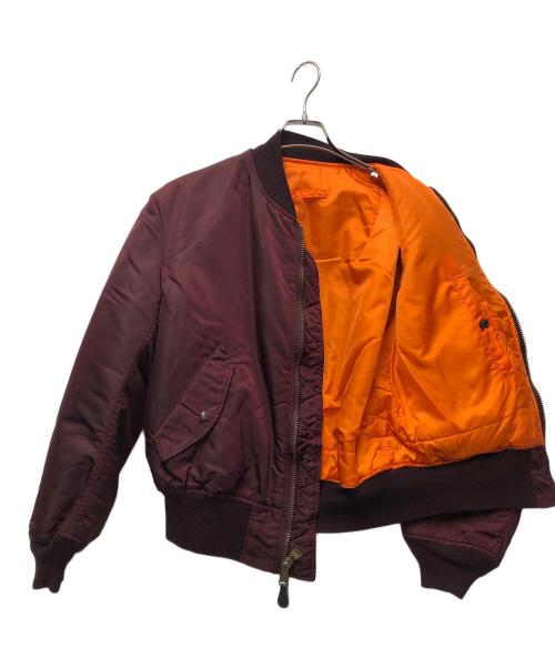 ALPHA（アルファ）ALPHA (アルファ) MA-1ジャケット パープル サイズ:Mの古着・服飾アイテム