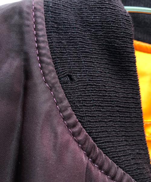 ALPHA（アルファ）ALPHA (アルファ) MA-1ジャケット パープル サイズ:Mの古着・服飾アイテム