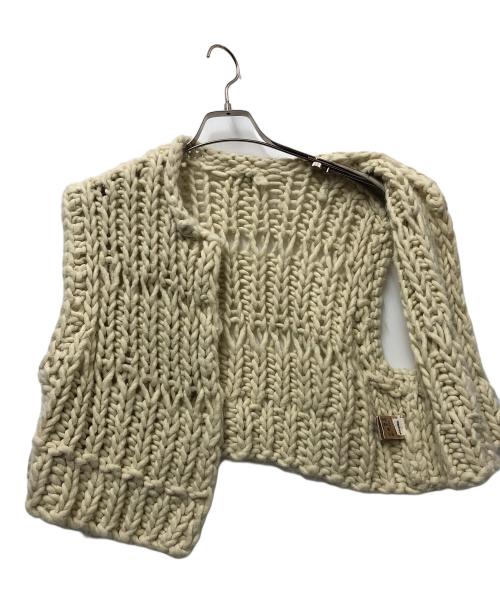 TODAYFUL（トゥデイフル）TODAYFUL (トゥデイフル) チャンキーハンドニットベスト ベージュ サイズ:FREEの古着・服飾アイテム
