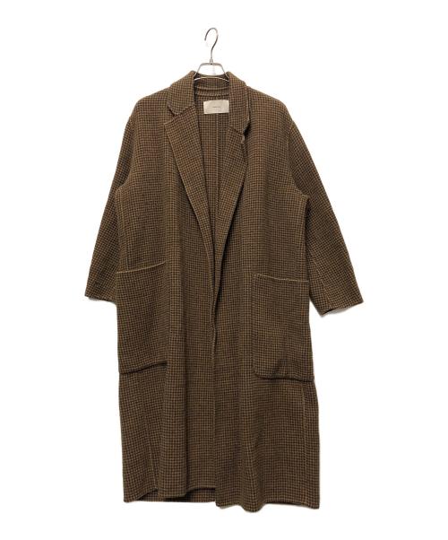 TODAYFUL（トゥデイフル）TODAYFUL (トゥデイフル) オーバーチェックコート ブラウン サイズ:Sの古着・服飾アイテム