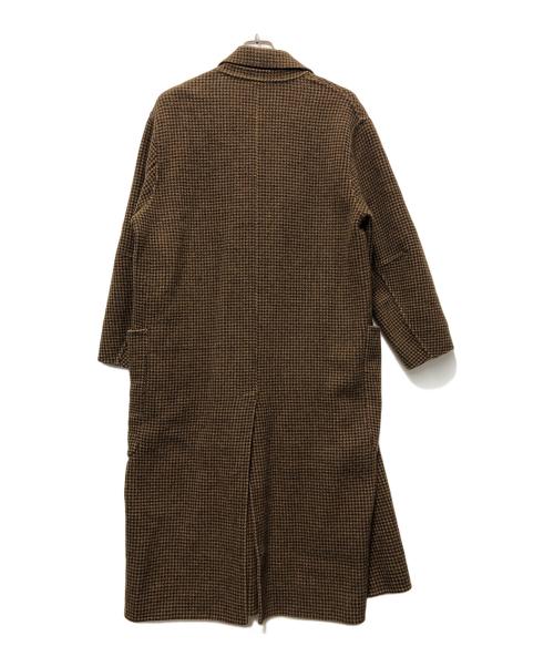 TODAYFUL（トゥデイフル）TODAYFUL (トゥデイフル) オーバーチェックコート ブラウン サイズ:Sの古着・服飾アイテム
