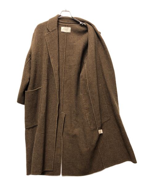 TODAYFUL（トゥデイフル）TODAYFUL (トゥデイフル) オーバーチェックコート ブラウン サイズ:Sの古着・服飾アイテム