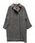 MAX MARA STUDIO（マックスマーラ ストゥディオ）の古着「アンゴラ混ロングコート」｜グレー