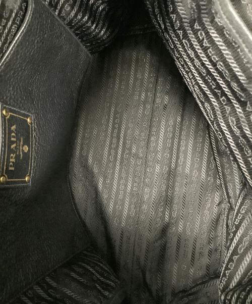 PRADA（プラダ）PRADA (プラダ) VITELLO PHENIX TOTE ヴィッテロフェニックストート ブラックの古着・服飾アイテム