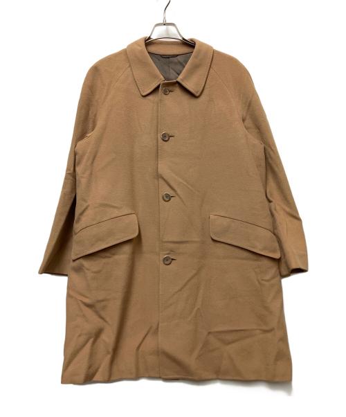 Aquascutum（アクアスキュータム）Aquascutum (アクアスキュータム) ウールコート ブラウン サイズ:Mの古着・服飾アイテム