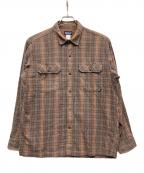 Patagoniaパタゴニア）の古着「長袖シャツ」｜ブラウン