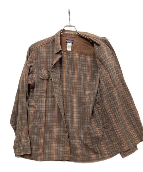 Patagonia（パタゴニア）Patagonia (パタゴニア) 長袖シャツ ブラウン サイズ:Sの古着・服飾アイテム