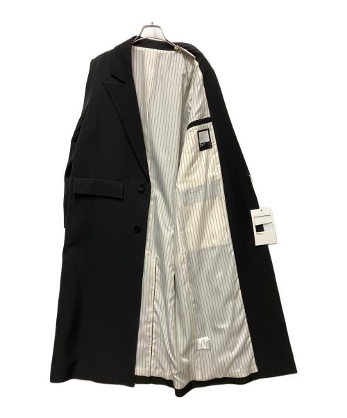 EKCOOKIES（イーケークッキーズ）EKCOOKIES (イーケークッキーズ) シンプル ノーブルロングチェスターコート ブラック サイズ:Sの古着・服飾アイテム